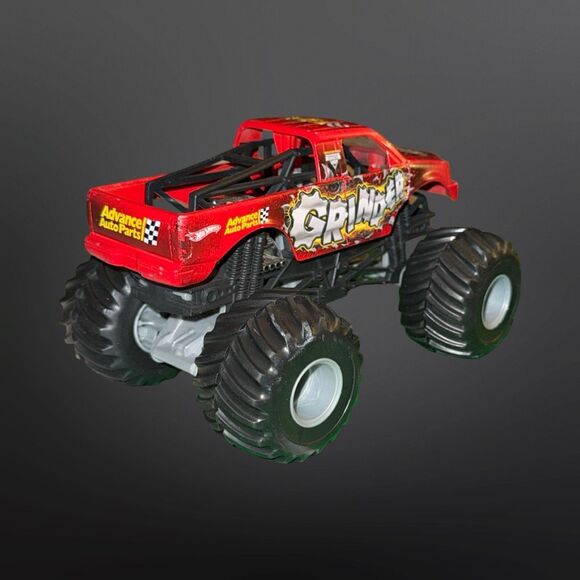 Hot Wheels Monster Jam Grinder Advance Auto Parts Monster Truck 1:64 - Picture 3 of 8